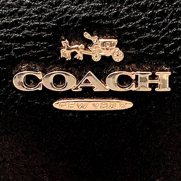 Coach Classic Large Black Leather Bag - Picture 8 of 15